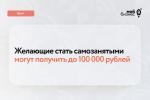 Самозанятые